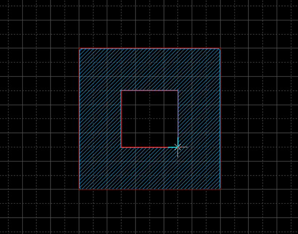 プリント基板cad カットアウトの作図